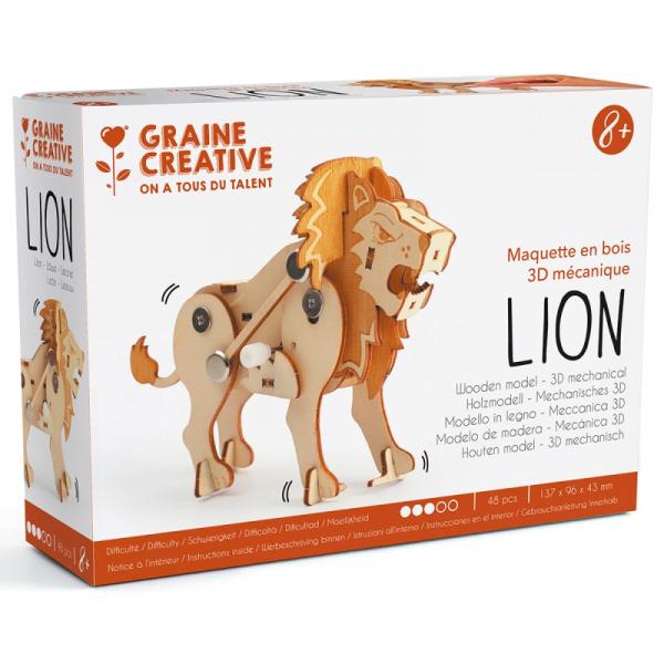 MAQUETTE 3D MECANIQUE LION St Barthelemy