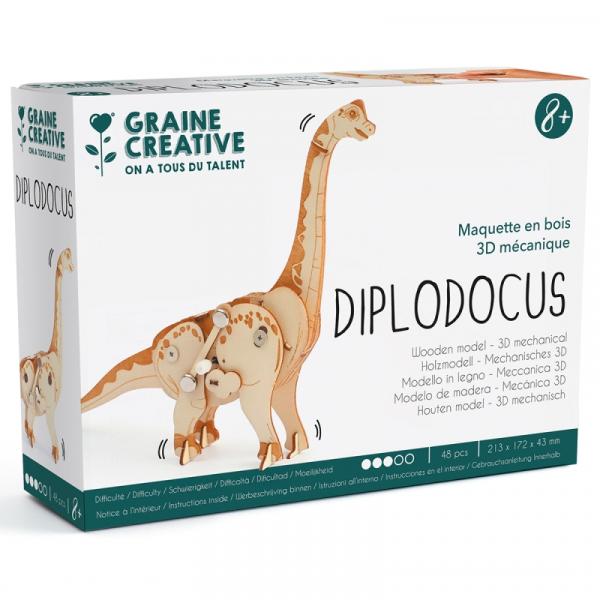 MAQUETTE 3D MECANIQUE DIPLODOCUS St Barthelemy