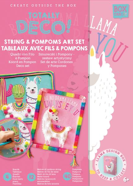 Mes Tableaux Fils et Pompons Lama St Barthelemy