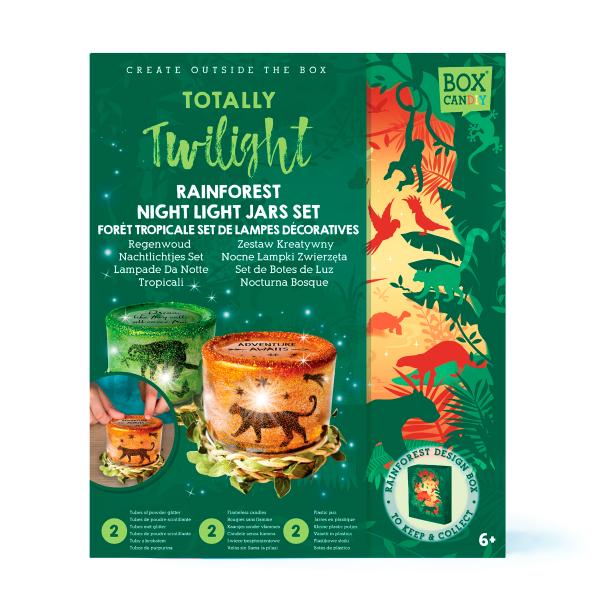 Coffret de 2 Lampes à Décorer Forêt Tropicale St Barthelemy