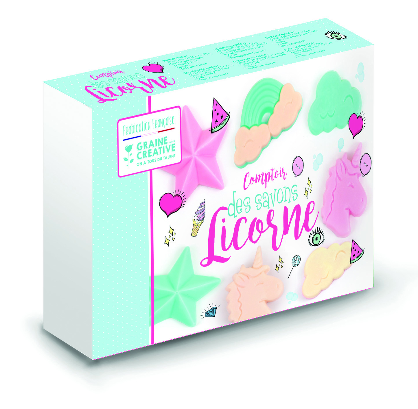 Coffret Savons Licornes St Barthelemy